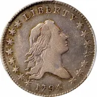 1794 Flowing Hair half dollar images