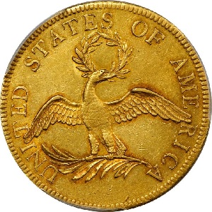 Historic value trends 1795 Capped Bust Small Eagle $10 Eagle, 13 Leaves