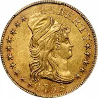 1795 Capped Bust Small Eagle $5 half eagle photos