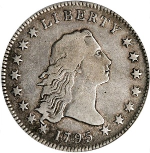 1795 Flowing Hair dollar images