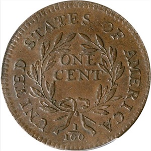 Values of 1795 Liberty Cap cent, Plain Edge