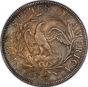 Classic rarity 1796 Draped Bust Small Eagle half dollar, 16 Stars