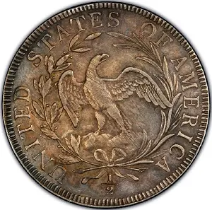 Classic rarity 1796 Draped Bust Small Eagle half dollar, 16 Stars