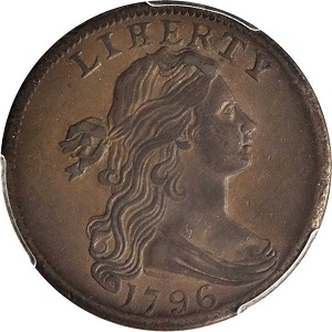 1796 Draped Bust cent, LIHERTY error photos