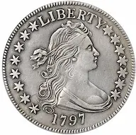 1797 Draped Bust Small Eagle half dollar pics