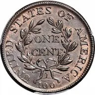 1803 Draped Bust cent large date small fraction reverse photo