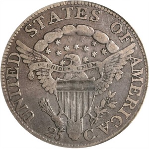 1804 Draped Bust Large Eagle quarter key date