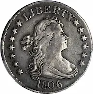 1806 Draped Bust quarter photos