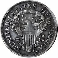 Price comparison: the Common Date 1806 Draped Bust quarter to key date 1804 Draped Bust quarter