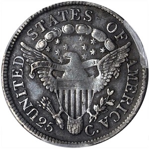 Price comparison: the Common Date 1806 Draped Bust quarter to key date 1804 Draped Bust quarter