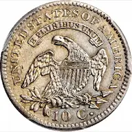 key date 1822 Capped Bust dime value