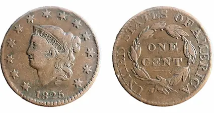 A seasoned collector recognized this 1825 large cent on eBay to be a rare die variety and purchased it for a tiny fraction of its true value.  Knowledge and experience really do pay off in coin collecting!
