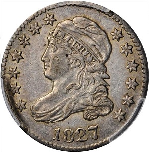 1827 Capped Bust dime photos