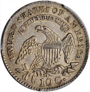 Common Date 1827 Capped Bust Dime