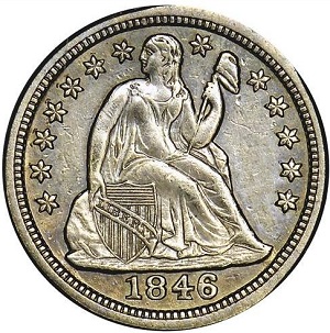 1846 Seated Liberty dime photos