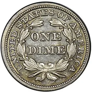 Pricing history of the 1846 Seated Liberty dime