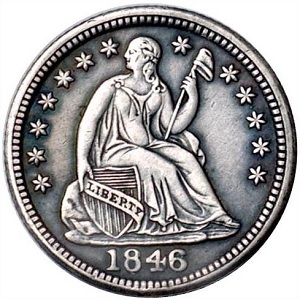 1846 Seated Liberty half dime pics