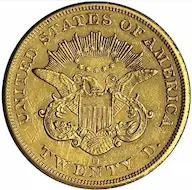 Rare New Orleans gold coin: 1854-O Coronet $20 double eagle