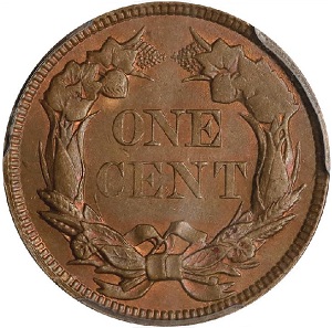Value trends of Common Date 1857 Flying Eagle cent