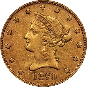 1870-CC Coronet $10 eagle photos