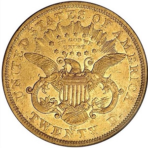 Price history of extremely rare 1870-CC Coronet $20 double eagle