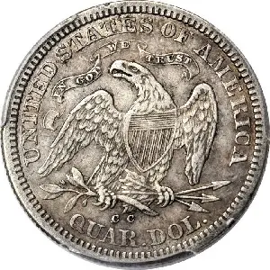 Value trend analysis 1871-CC Seated Liberty quarter