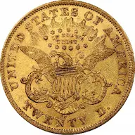 1872-CC Coronet $20 double eagle value trends