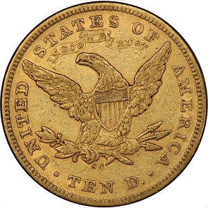 Carson City 1872-CC Coronet $10 Eagle value trends