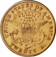 Carson City gold 1873-CC Coronet $20 double eagle values