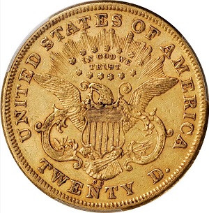 Carson City gold 1873-CC Coronet $20 double eagle values