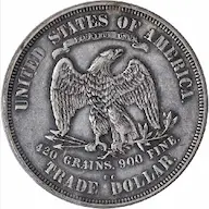 Rare 1873-CC Trade dollar