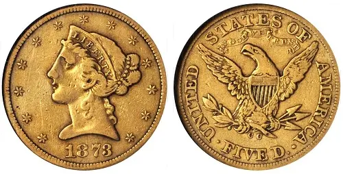 Coins from the Wild West days of the Carson City Mint are to the collector what a giant wave is to a surfer.  Riding near the crest of the “CC” love fest is the 1873-CC Coronet half eagle. Coins from the Wild West days of the Carson City Mint are to the collector what a giant wave is to a surfer.  Riding near the crest of the “CC” love fest is the 1873-CC Coronet half eagle.