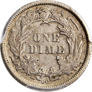 key date value trends rare 1874-CC Seated Liberty dime