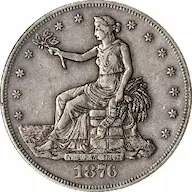 1876-CC Trade dollar photo