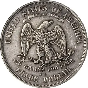 1876-CC Trade dollar photo