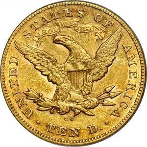 1877-CC Coronet $10 eagle prices