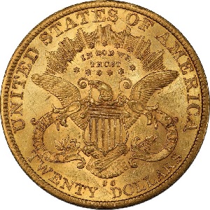 Value trends of Carson City double eagle gold