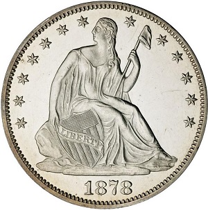 1878-S Seated Liberty half dollar photos