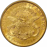 Rare Carson City gold coin: 1879-CC Coronet $20 double eagle