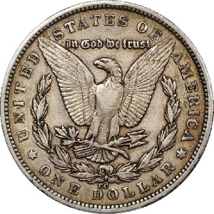 Rare key date 1879-CC Morgan dollar