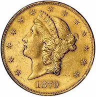 1879-O Coronet $20 double eagle photos