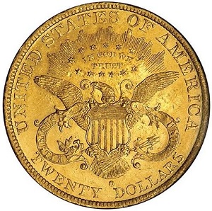 Spectacular value trend history of 1879-O Coronet $20 double eagle