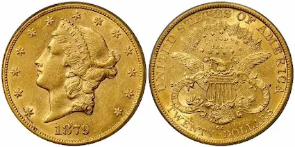Even a rare coin of high potential, such as this Coronet 1879-CC double eagle, can have its ups and downs.