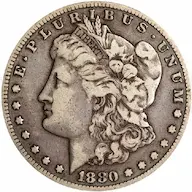 1880-CC Morgan dollar images