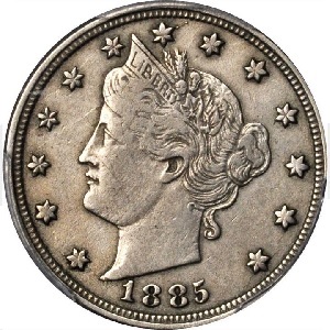 1885 Liberty nickel images