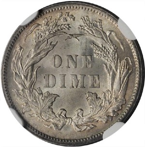 Value trends of the Common Date 1888 Seated Liberty dime