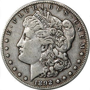 1892-CC Morgan dollar images