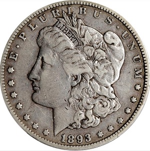 1893-CC Morgan dollar images