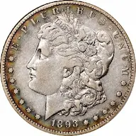 1893-S Morgan dollar photos