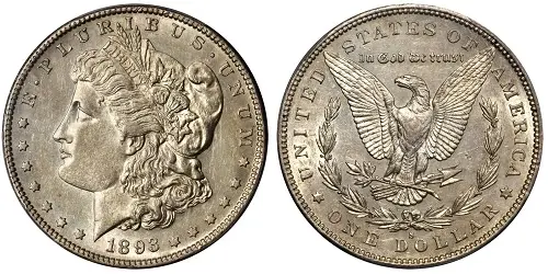 1893-S Morgan silver dollar: The 1893-S is one of the superstar key dates of the popular Morgan silver dollar series. 1893-S Morgan silver dollar: The 1893-S is one of the superstar key dates of the popular Morgan silver dollar series.
